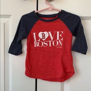 Girls 3T Red Sox baseball Tee ⚾️